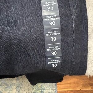 J. Crew Dark Blue High-Rise Flare Jeans